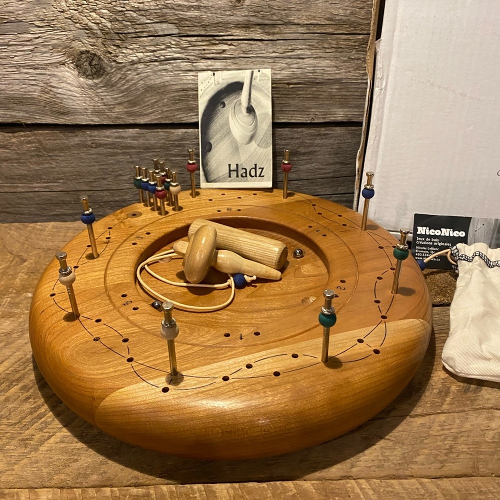 HADZ Artisan Made Solid Wood Game of Chance - NEW in Box
